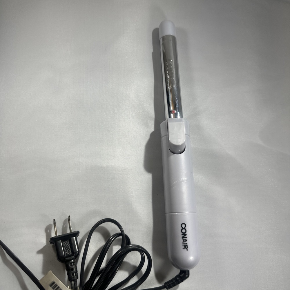 Vtg Conair Hair Curling Styling Hair Iron CD 11L Compact 3/4" wide Tight curls